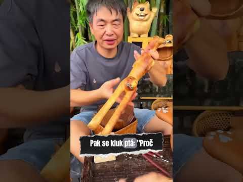 Dědovy dřevěné triky jsou ve skutečnosti geniální #diy #woodworking #shorts