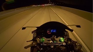 RIDING THE H2R AT NIGHT
