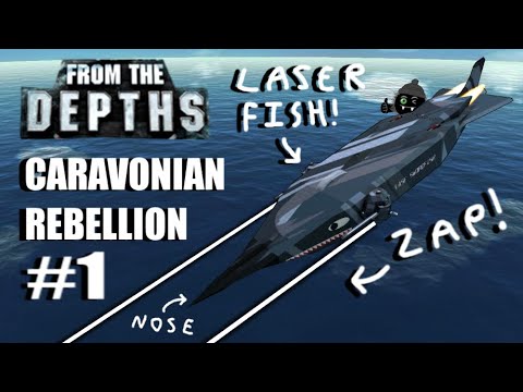 REVOLUTION WITH LASERS! ✊🔦 From the Depths, Caravonian Rebellion (Part 1)
