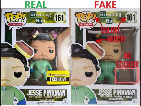Funko Pop Legit Guide "Real Vs Fake": JESSE PINKMAN (GREEN) #161 ENTERTAINMENT EARTH – BREAKING BAD