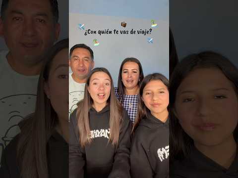 ¿Con quién te vas de viaje? ✈️