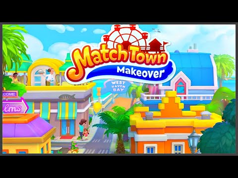 Match Town Makeover: Your town is your puzzle (Gameplay Android)
