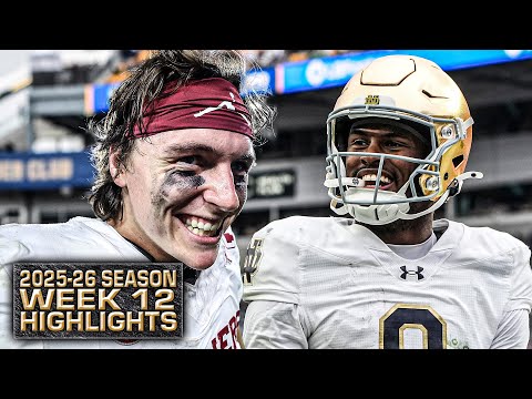 WEEK 12 HIGHLIGHTS from the 2025-26 college football season 🎥 | ESPN College Football