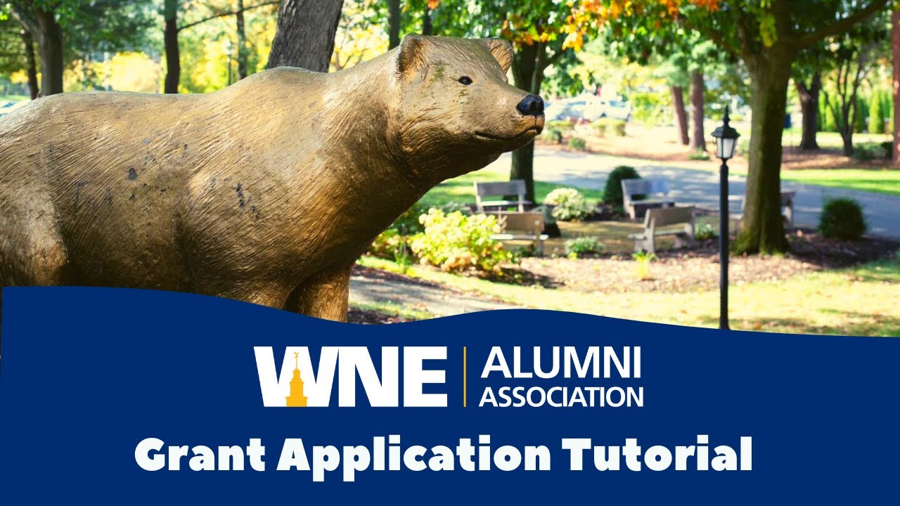 Alumni Association Grant Application Tutorial