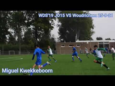 Miguel in a league match against Woudrichem!