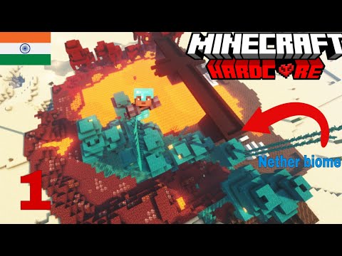 convict OP - Transforming Overworld into the Nether Biome in Minecraft Hardcore (Hindi)