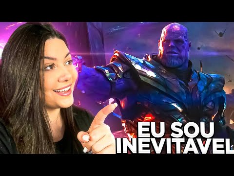 REAGINDO AO RAP DO THANOS - O THANOS ESTÁ VINDO e EU SOU INEVITÁVEL