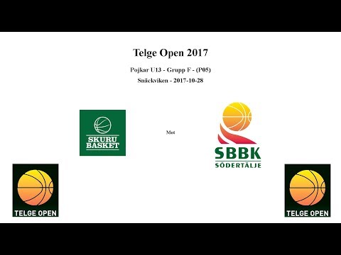 Skuru Basket (P05) mot Södertälje BBK - Telge Open - 2017-10-28