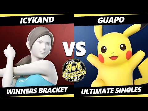 4o4 Smash Night 58 - IcyKanD (Wii Fit Trainer) Vs. Guapo (Pikachu) SSBU Ultimate Tournament