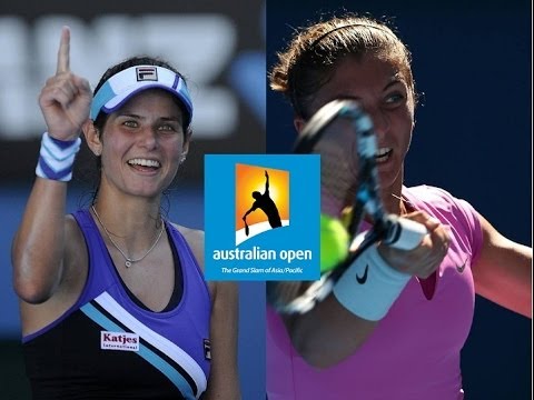 Julia Goerges vs Sara Errani Australian Open 2014 Highlights