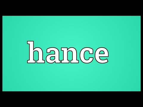 Hance Meaning
