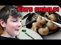 Kid Temper Tantrum Eats Snails In Paris