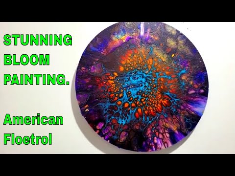 #96~STUNNING SHELEEART BLOOM TECHNIQUE~American Floetrol~No Silicone Bloom~BRILIANT COLORS