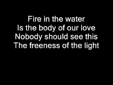 fire in the water-feist (Lyrics)