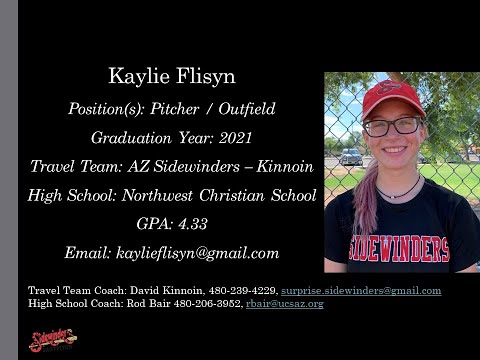 Kaylie Flisyn Softball Skills Video - 2021 Pitcher Outfield Slapper