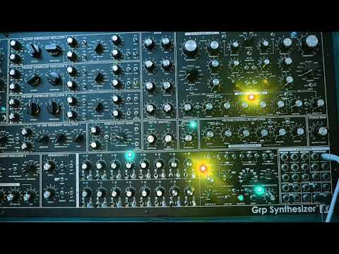 GRP A4 2018 New Cherry Wood w/ sequencer / Moog non modular Moon ARP Analog Synthesizer Rare image 5
