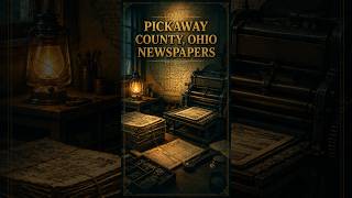 Pickaway County, Ohio   Newspapers   Ep   7 #ohiohistory #ohiogenealogy #familyhistory