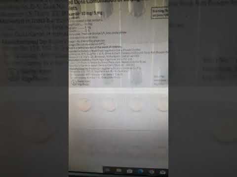 Glyxambi 10 mg 5mg tablet, once daily, packaging size: 10*1