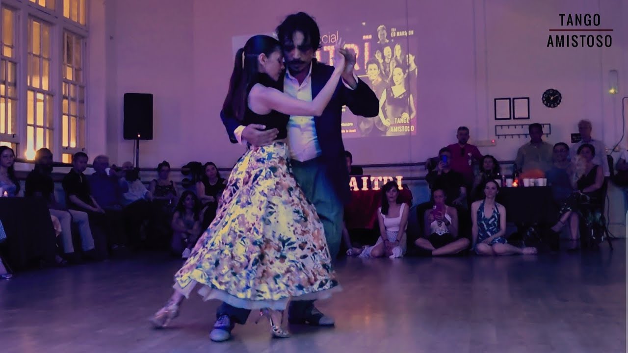 Gaston Torelli and Gri Montanaro, El Amanacer - Sexteto Cristal, Milonga Maitrī 2025 (2/3)