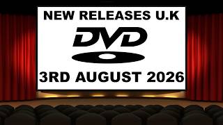 NEW DVD Releases [3RD AUGUST 2026 | U.K | Links Included] #PHYSICALMEDIA