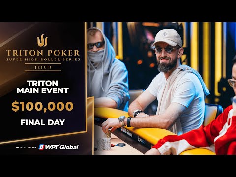 $100K NLH Main Event – Event #9, Final Day | Triton Poker Series Jeju II 2025