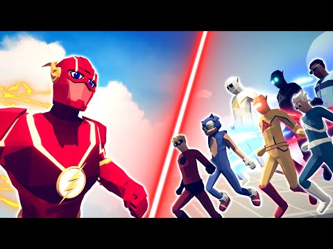 THE FLASH VS ALL SPEEDSTERS IN TABS | Totally Accurate Battle Simulator