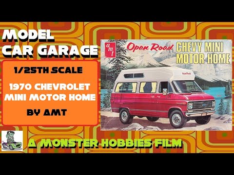 Model Car Garage - The 1970 Chevrolet Mini Motor Home by AMT - A Model Car Kit Unboxing Video