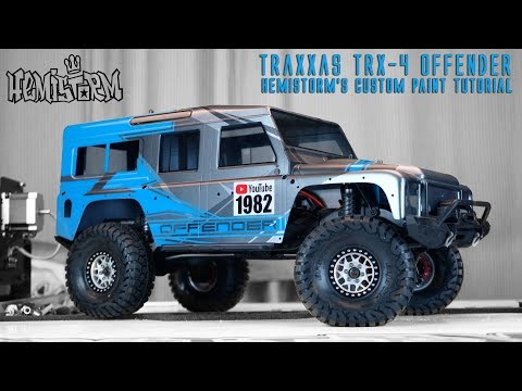 TRAXXAS TRX4 OFFENDER - Double Masked Custom Paint