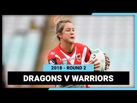 St George Illawarra Dragons v New Zealand Warriors Round 2, 2018 | Full Match Replay | NRLW