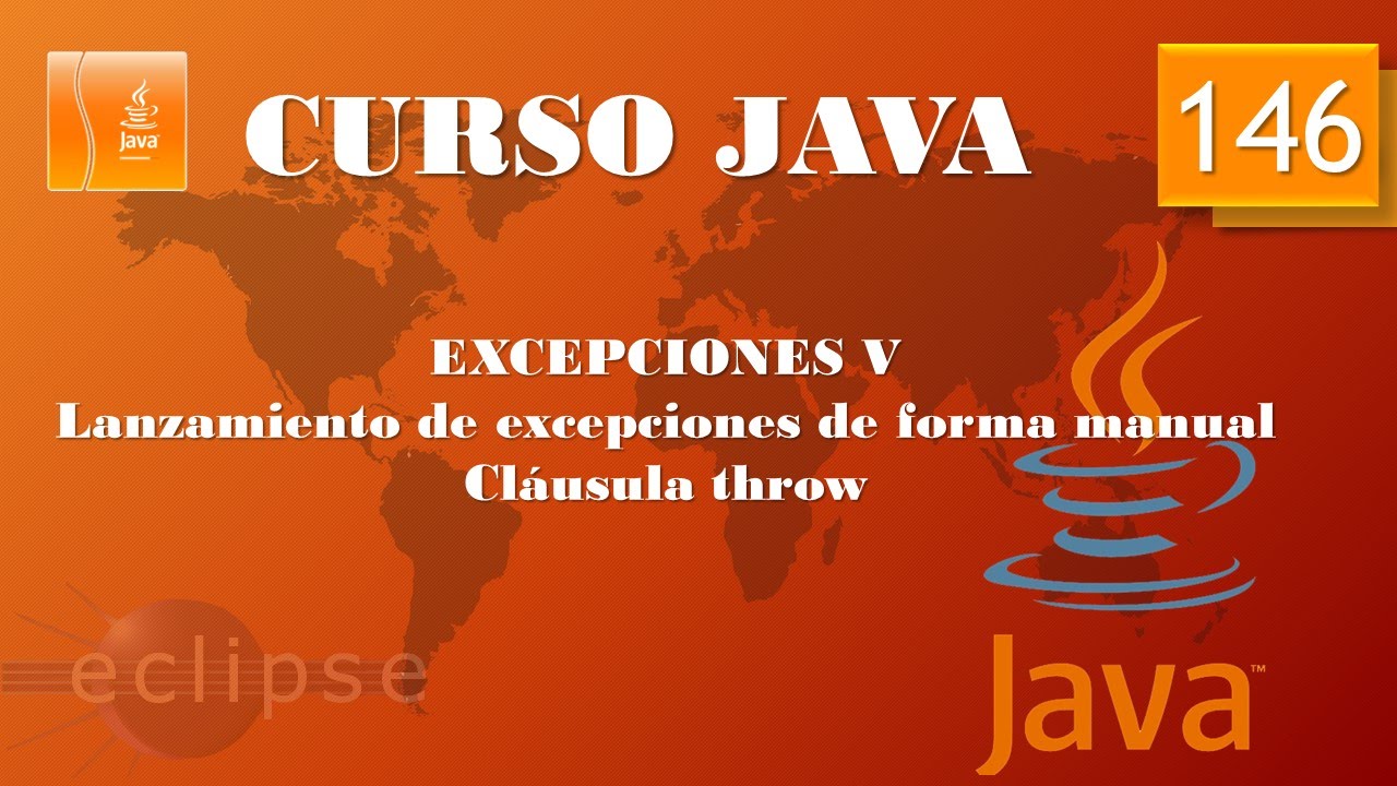 Curso Java Excepciones V. Cláusula throw. Vídeo 146