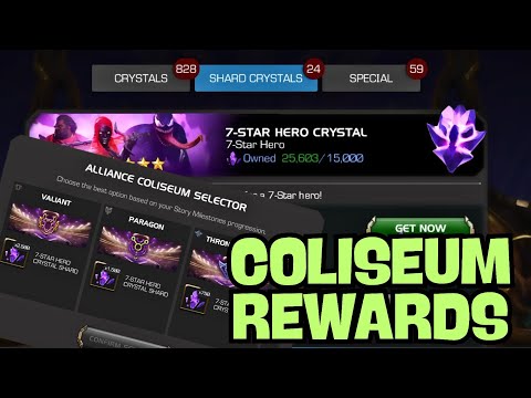 ALLIANCE COLISEUM REWARDS - LET'S OPEN A 7 STAR | MCOC