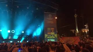 Hardwell played Zoofunktion FitoSilva G4bba - El Morro @ UEFA Champions Festival Kiev