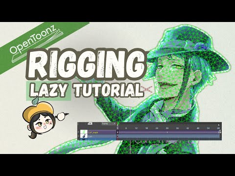 Rigging using Opentoonz  | No art skills required