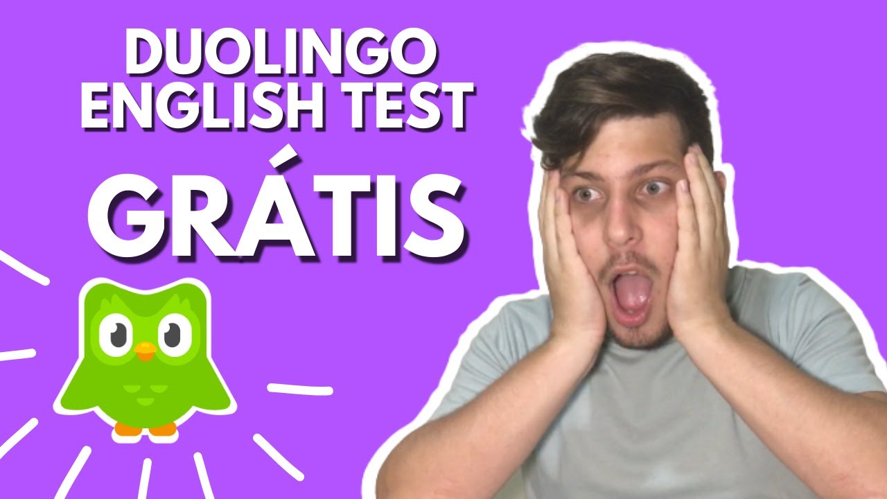 Como fazer o DUOLINGO ENGLISH TEST de GRAÇA | Vitor Lacerda