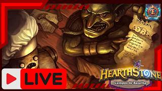 COBRANDO O BOB PARA QUE ELE ME AJUDE| HEARTHSTONE CAMPOS DE BATALHA LIVE!