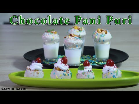 Valentine Day Special | Chocolate Pani Puri | Quick Recipe | Satvik Rasoi
