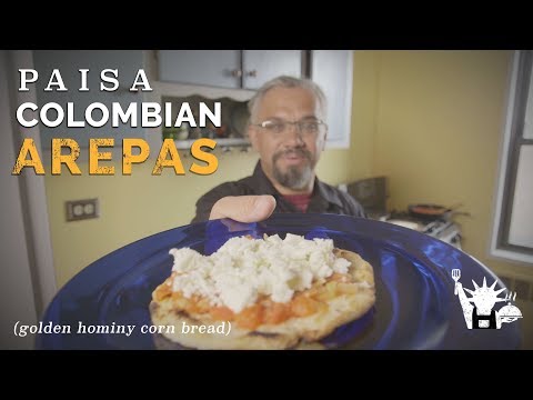 Native Dish: Colombian Paisa Arepas - NYC Immigrant Cuisine: Esneider Arevalo