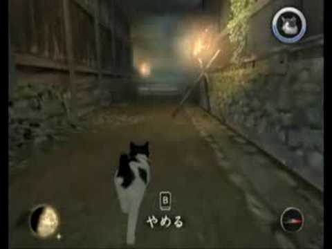 Tenchu 4 (Wii) - Japanese Cat Gameplay