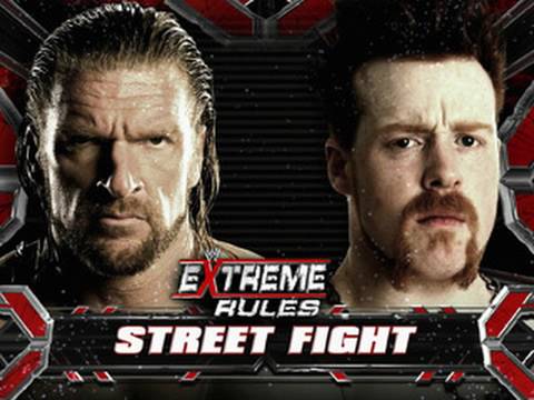Extreme Rules: Triple H vs. Sheamus - Street Fight -