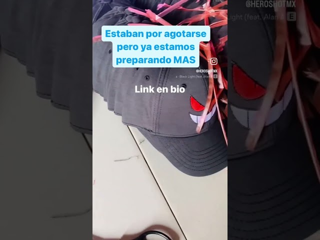 Vídeo relacionado con Pokémon Gorra con Visera Curva Ajustable Gengar en Morado | Sombrero de protección Solar con Parte Trasera de Malla Unisex para Adultos | Ropa Casual de Verano | Cierre a presión