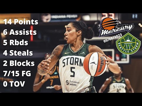 Gabby Williams 14 Points vs Phoenix Mercury - WNBA 2023