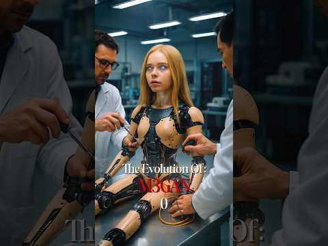 Evolution of M3GAN#M3GAN #megan #robot #horrortok #halloween