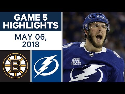 NHL Highlights | Bruins vs. Lightning, Game 5 - May 06, 2018