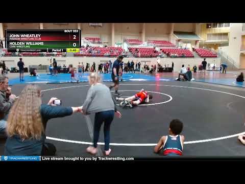 59-63 Lbs Round 3 - John Wheatley, Madison Wrestling Club Vs Holden Williams, CORE Wrestling 6837