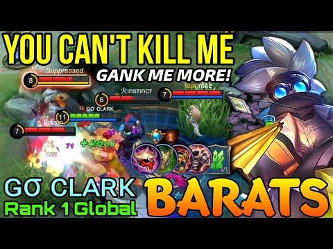 You Can't Stop Me! Jungler Barats with Tanky Item! - Top 1 Global Barats by ɢσ ᴄʟᴀʀᴋ - Mobile Legend