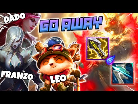 MAI DARE FASTIDIO AL CANE DELLA TOP LANE FT. LEO, DADO E FRANZO - League of Legends ITA #2809