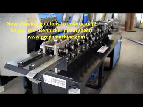 TDF flange forming machine be adjusted to suit different thickness metal sheet!