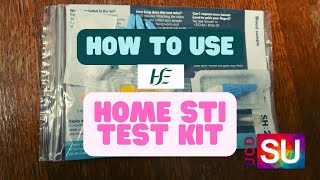 How to use the FREE HSE HOME STI TEST KIT! | UCDSU