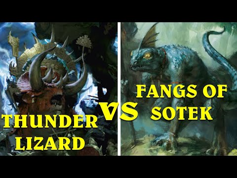 Fangs of Sotek vs STEGAGEDDON - AOS Battle Report - MAY THE BEST SERAPHON WIN!