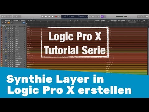 Synthesizer Layer (Patches) in Logic X erstellen || Logic X Tutorial deutsch